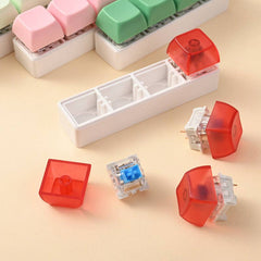 Porte-clés touches de clavier pastel anti stress – vue 3