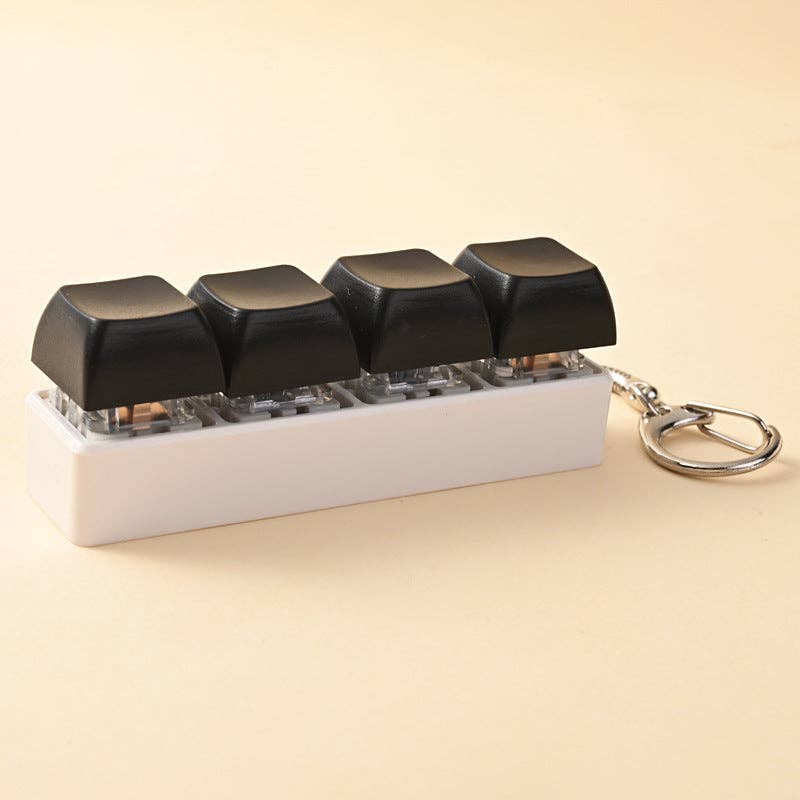 Porte-clés touches de clavier pastel anti stress – vue 9