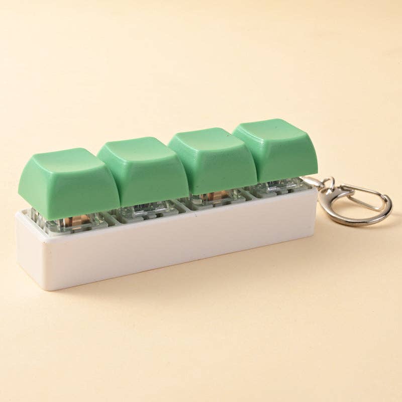Porte-clés touches de clavier pastel anti stress – vue 21