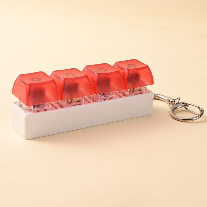Porte-clés touches de clavier pastel anti stress – vue 18
