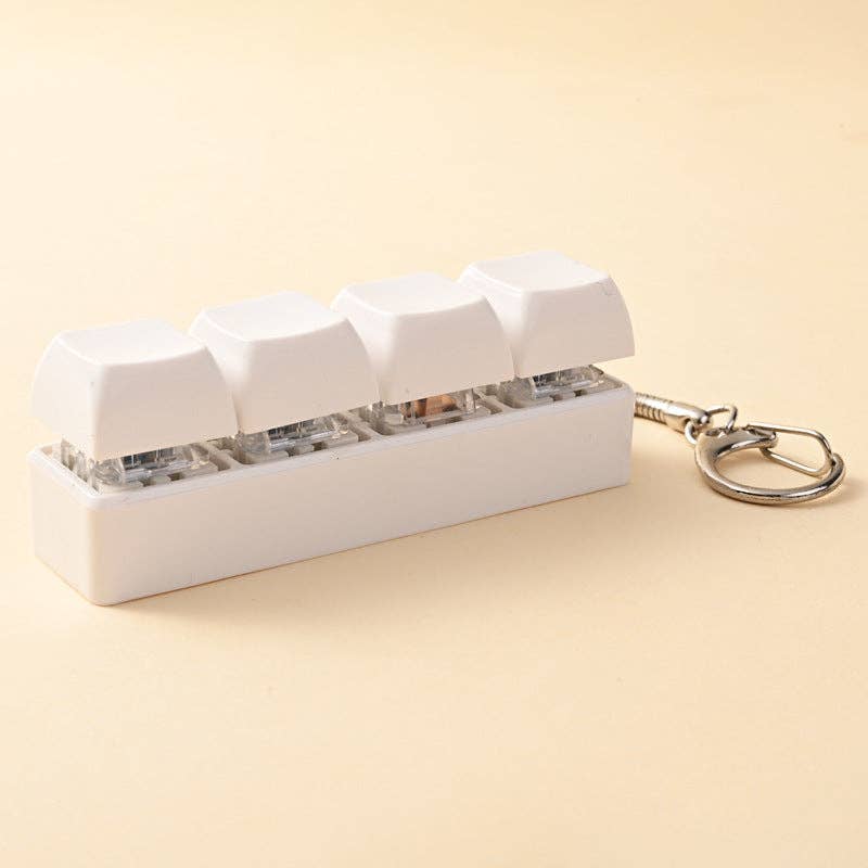 Porte-clés touches de clavier pastel anti stress – vue 7