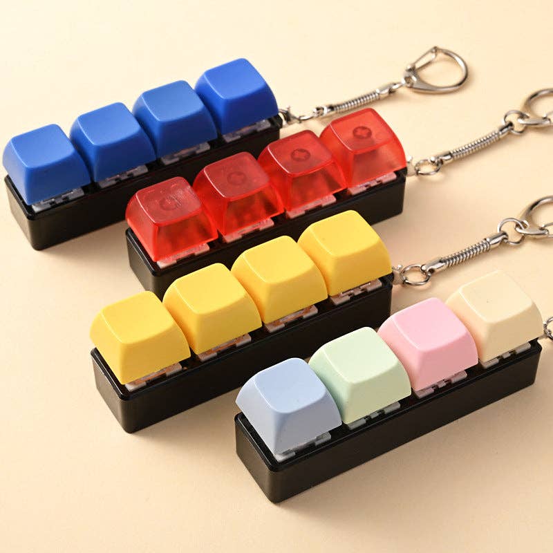 Porte-clés touches de clavier anti stress