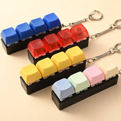 Porte-clés touches de clavier anti stress