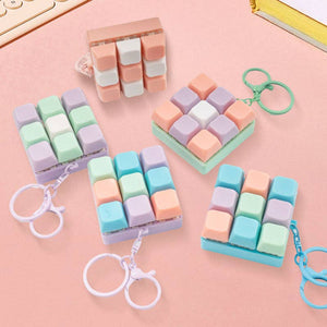 Porte-clés puzzle à boutons anti stress – vue 2