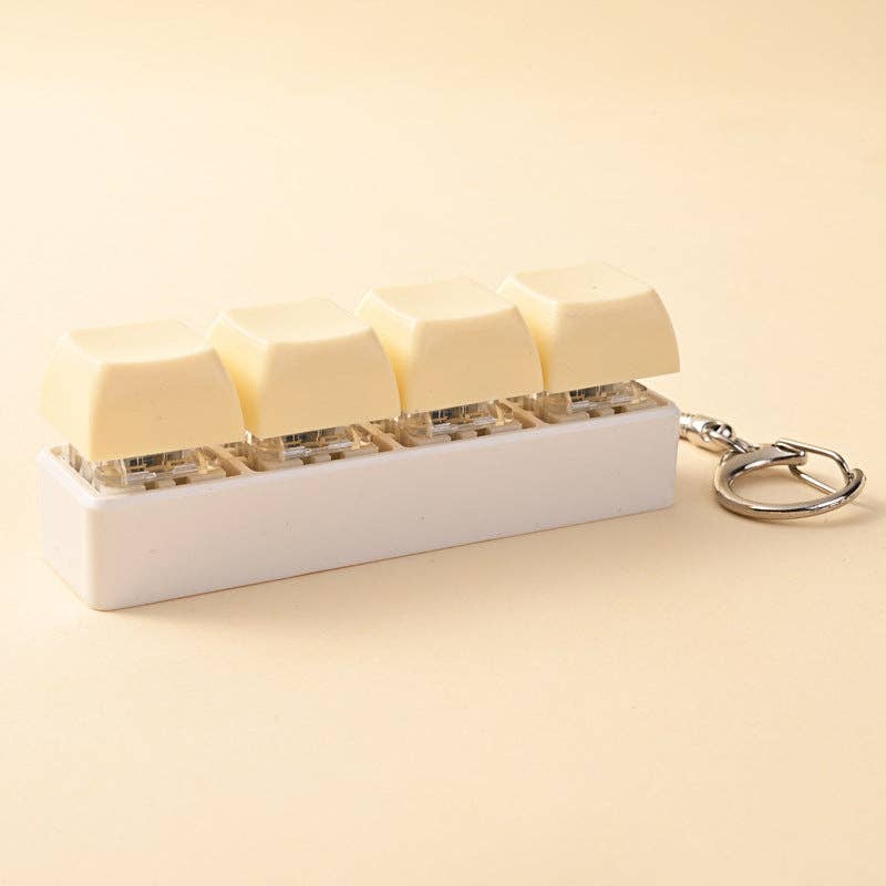 Porte-clés touches de clavier pastel anti stress – vue 15