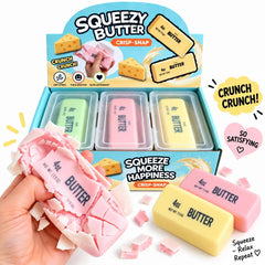 Squishy Crispy Butter, fidget sensoriel anti-stress pour enfant