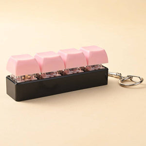 Porte-clés touches de clavier anti stress – vue 2