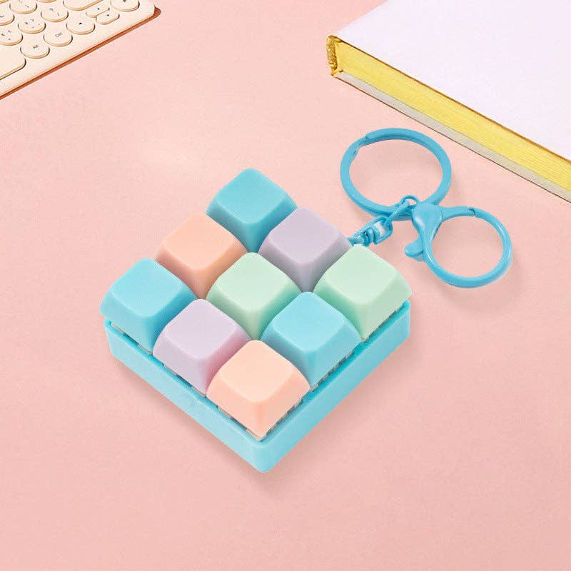 Porte-clés puzzle à boutons anti stress