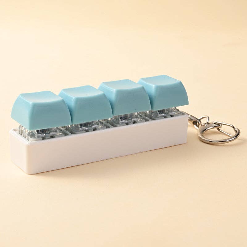 Porte-clés touches de clavier pastel anti stress – vue 16