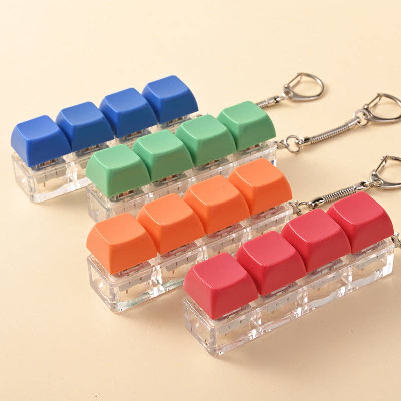 Porte-clés fidget pop anti stress