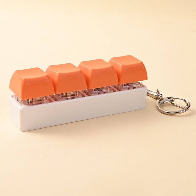 Porte-clés touches de clavier pastel anti stress – vue 12