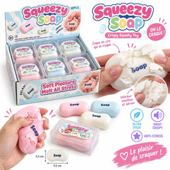 Squishy Crispy Savon, jouet sensoriel anti-stress pour enfant