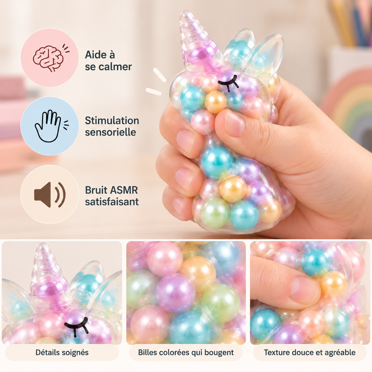 Licorne anti stress ASMR