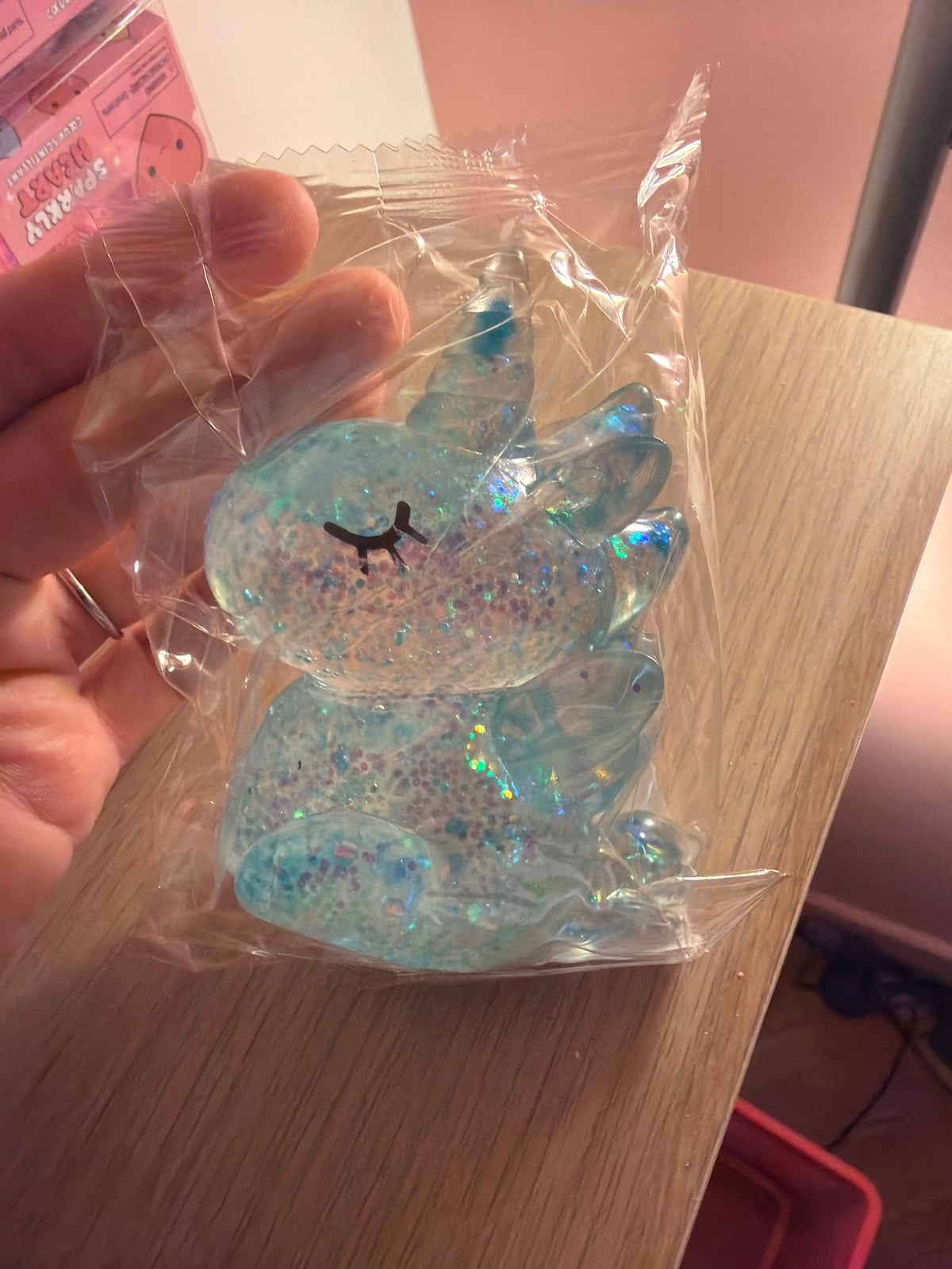 Licorne glitter anti stress