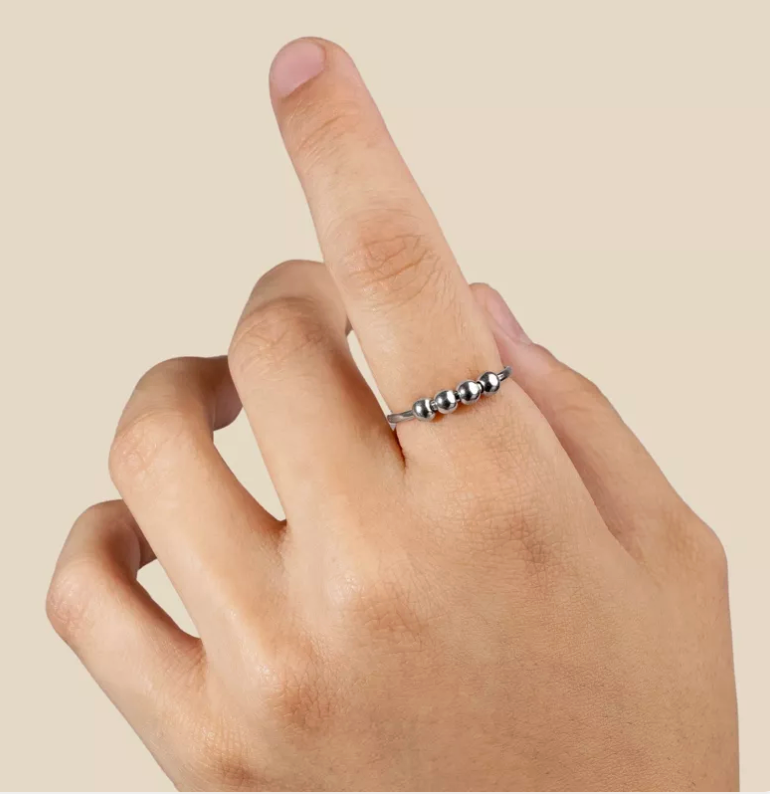 Bague Anti anxiété- Gestion du stress-concentration