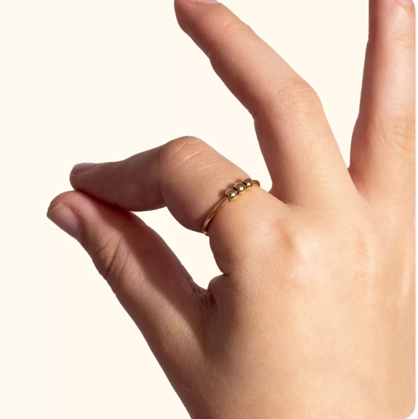 Bague Anti anxiété- Gestion du stress-concentration