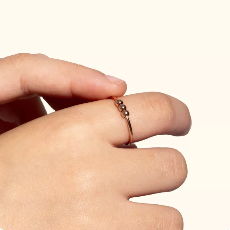 Bague Anti anxiété- Gestion du stress-concentration