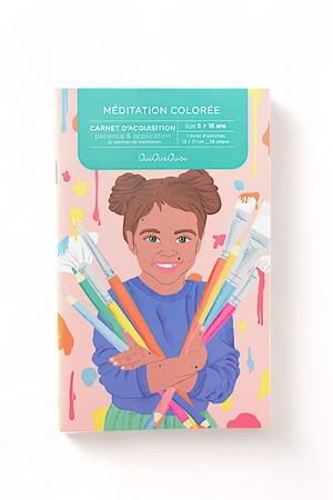 Carnet de méditations colorées-Patience-Concentration - La boutique des émotions