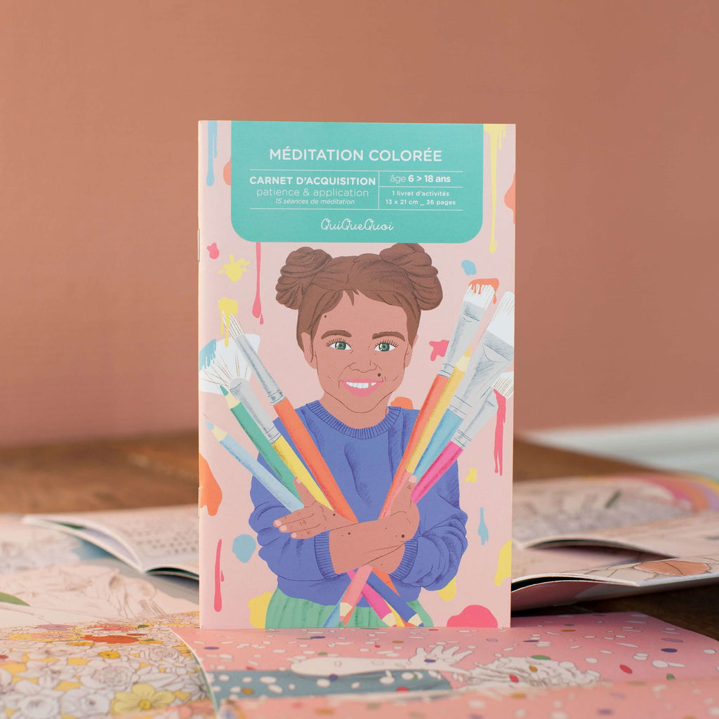Carnet de méditations colorées-Patience-Concentration - La boutique des émotions