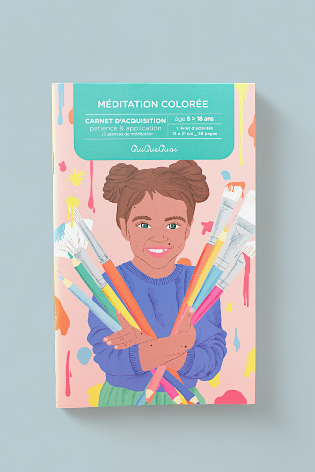 Carnet de méditations colorées-Patience-Concentration - La boutique des émotions