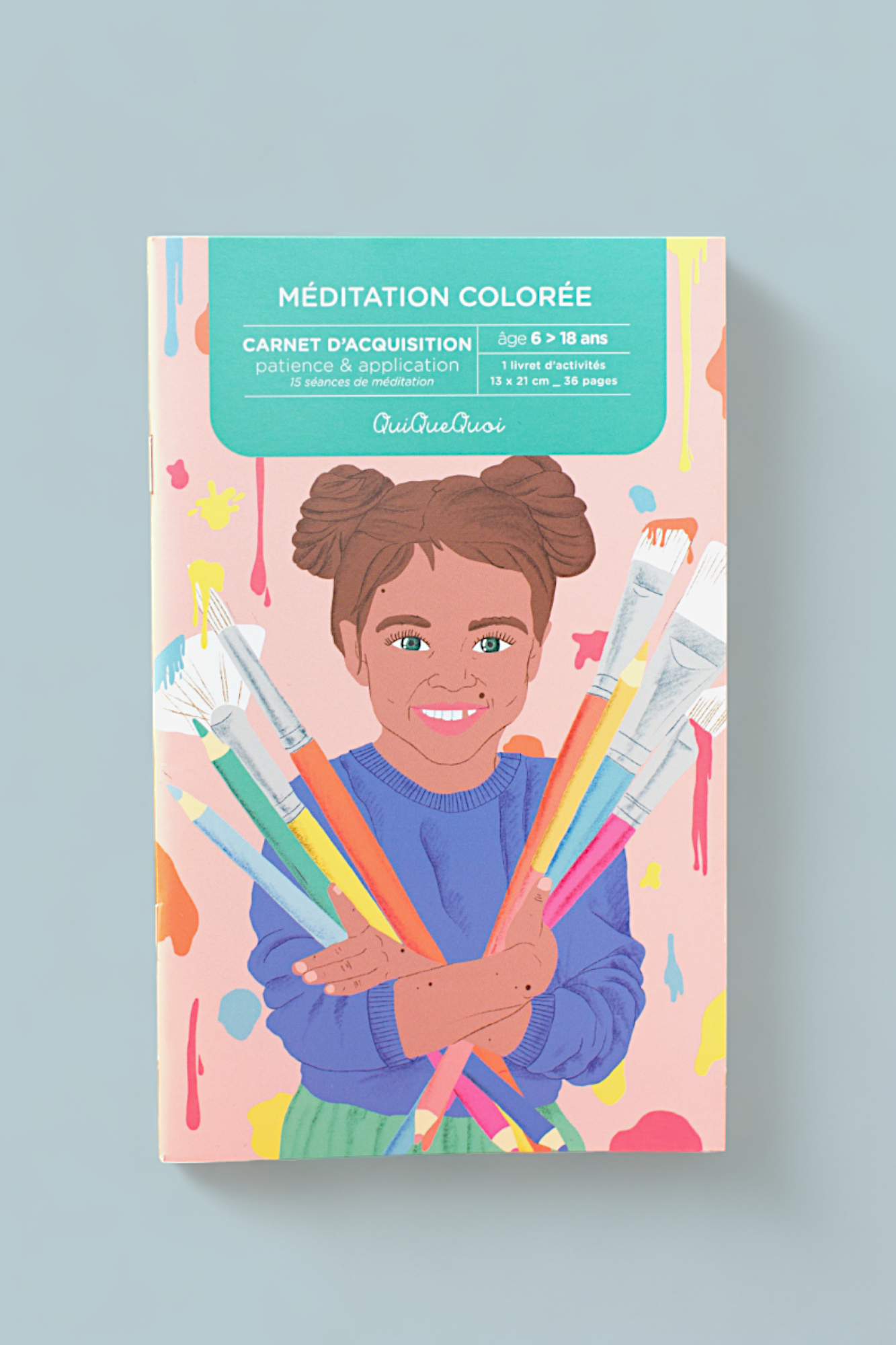 Carnet de méditations colorées-Patience-Concentration - La boutique des émotions