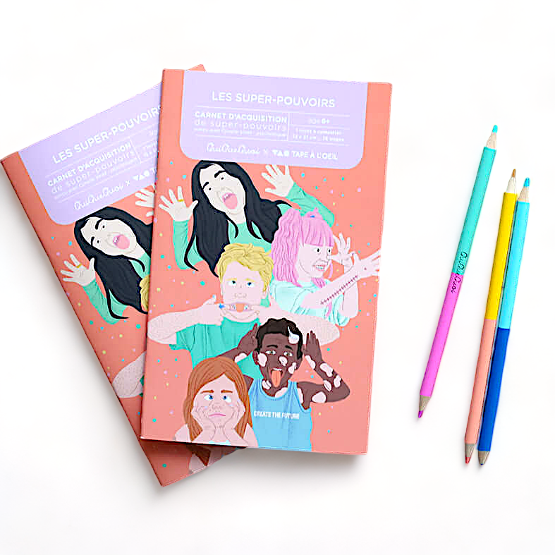 Carnet super pouvoirs-Estime de Soi-Concentration - La boutique des émotions
