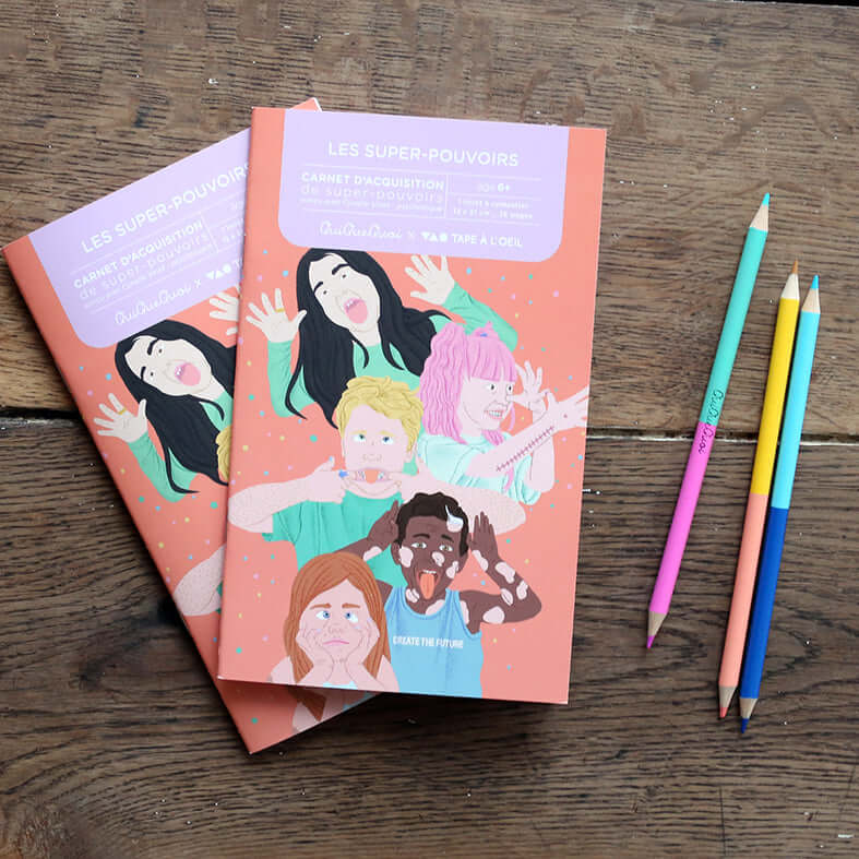 Carnet super pouvoirs-Estime de Soi-Concentration - La boutique des émotions