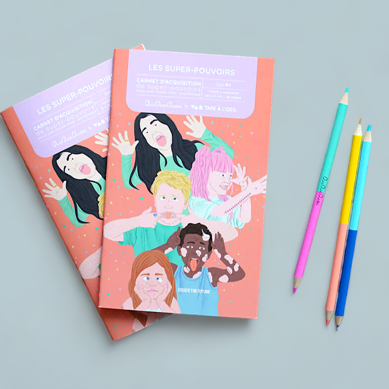 Carnet super pouvoirs-Estime de Soi-Concentration - La boutique des émotions