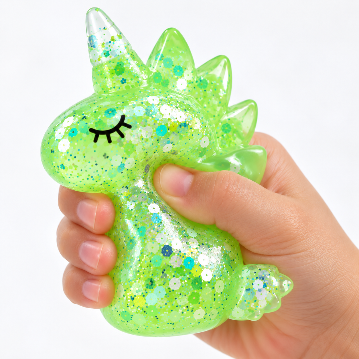 Licorne glitter anti stress