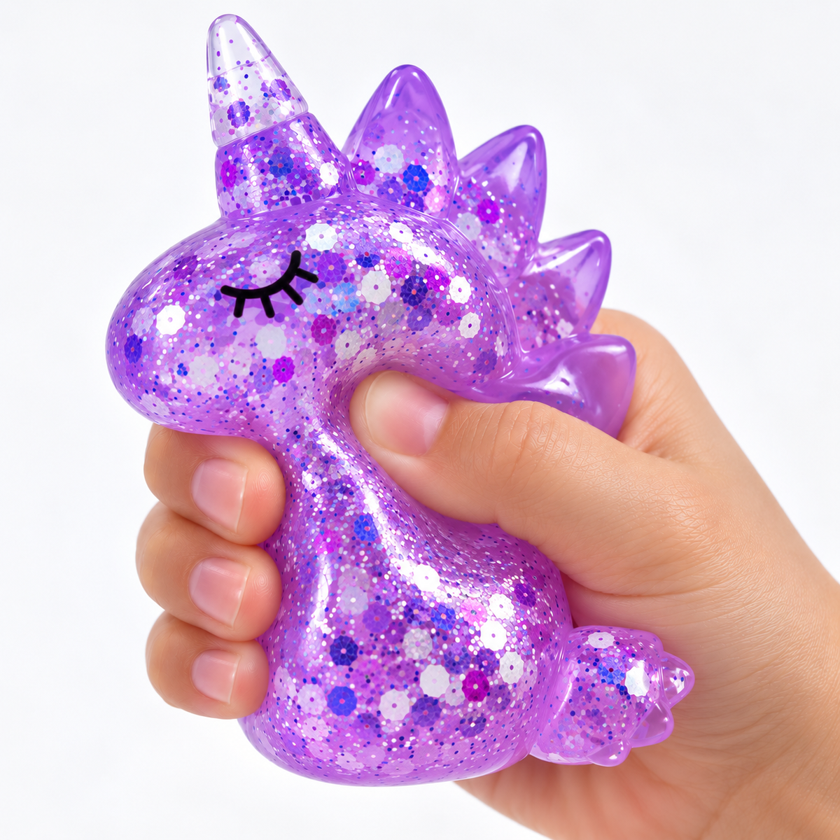 Licorne glitter anti stress