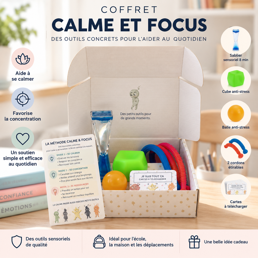 Coffret Calme & Focus – un coin calme en coffret