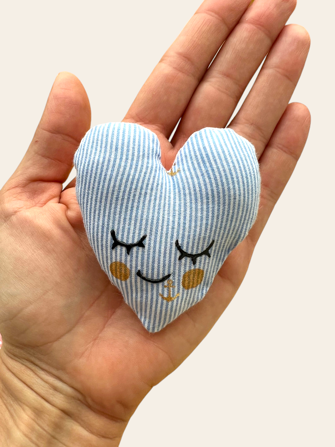 Doudou Coeur d’aide à la séparation-Gestion du stress - La boutique des émotions