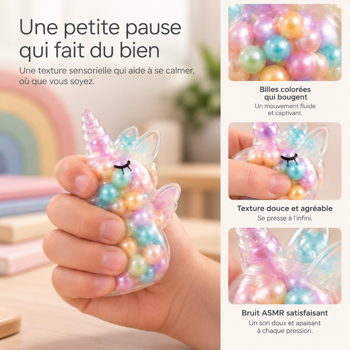 Licorne anti stress ASMR