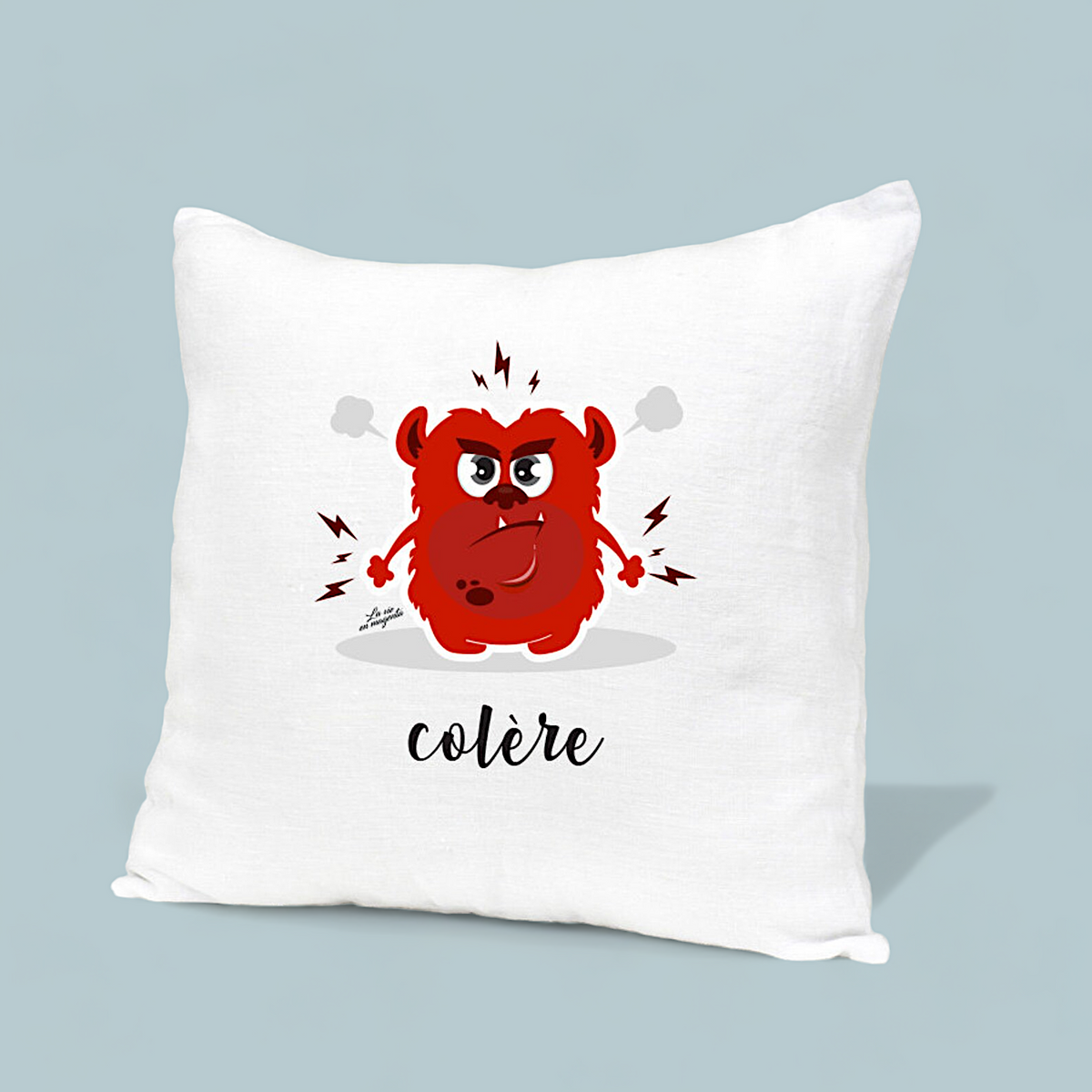 Housse de Coussin de la Colère-Exteriorisation-Gestion du stress - La boutique des émotions