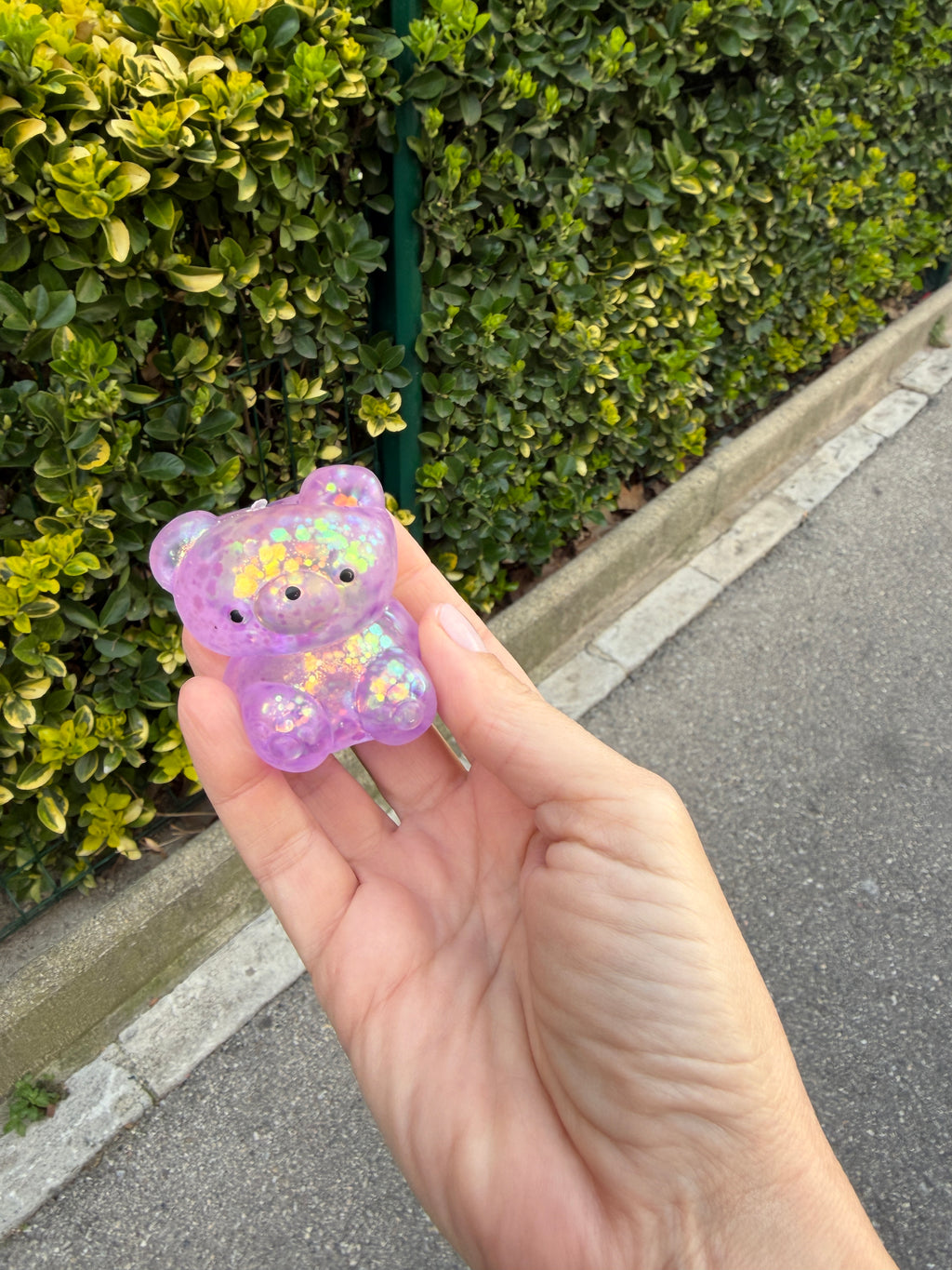 Mini Ourson glitter anti stress
