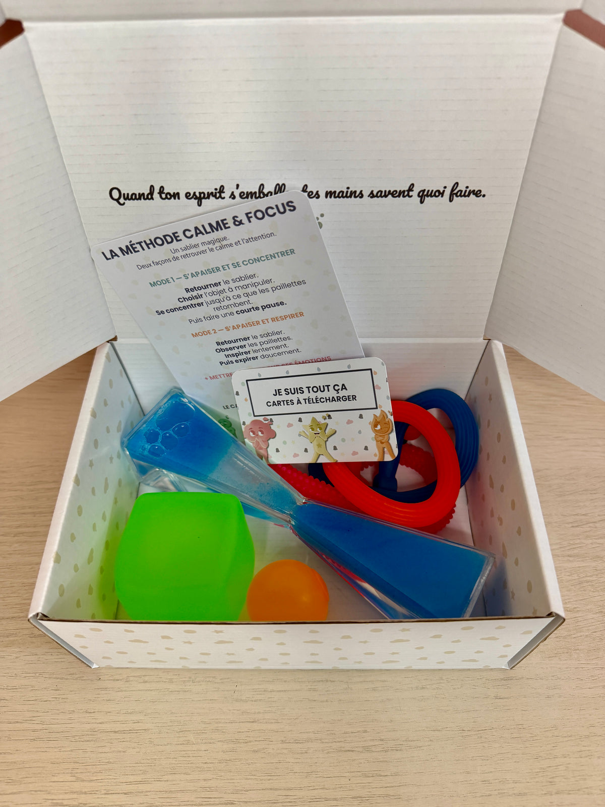 Coffret Calme & Focus – un coin calme en coffret