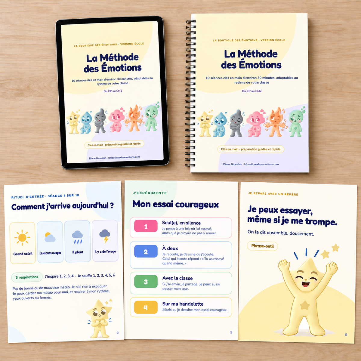 La Méthode des Émotions — Version École · 10 séances du CP au CM2