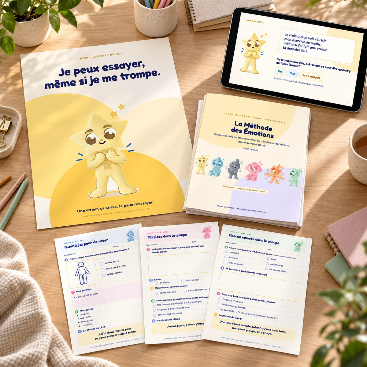 La Méthode des Émotions — Version École · 10 séances du CP au CM2