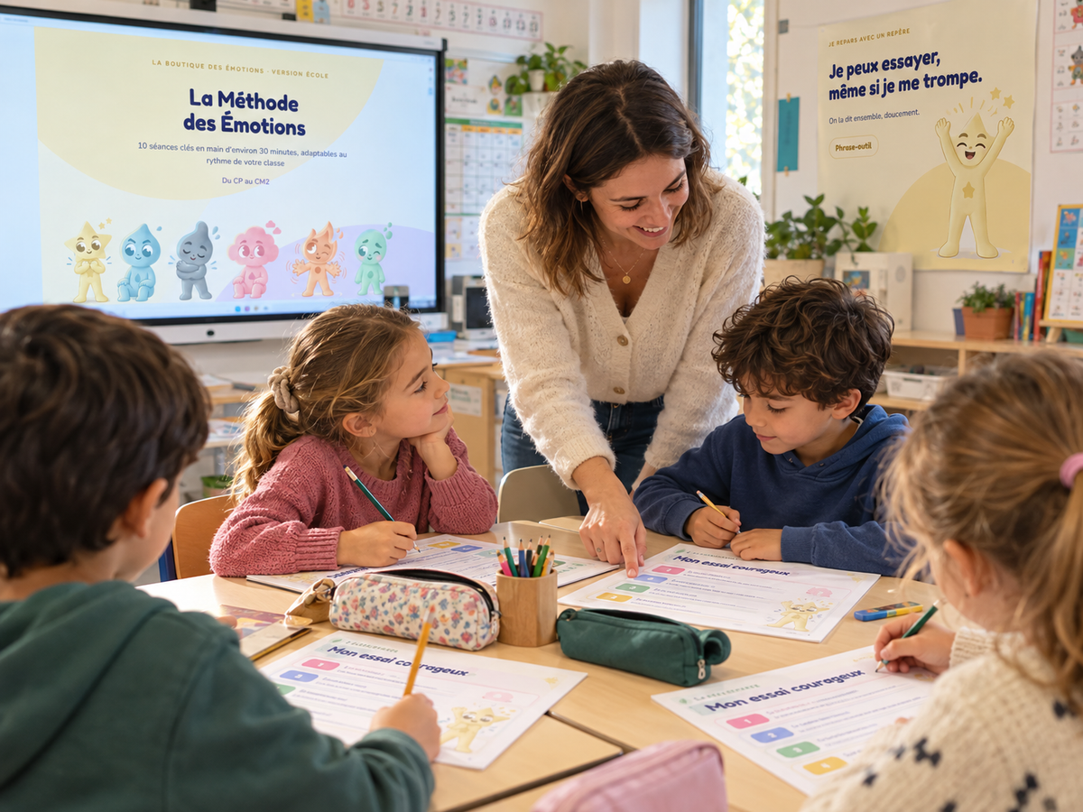La Méthode des Émotions — Version École · 10 séances du CP au CM2