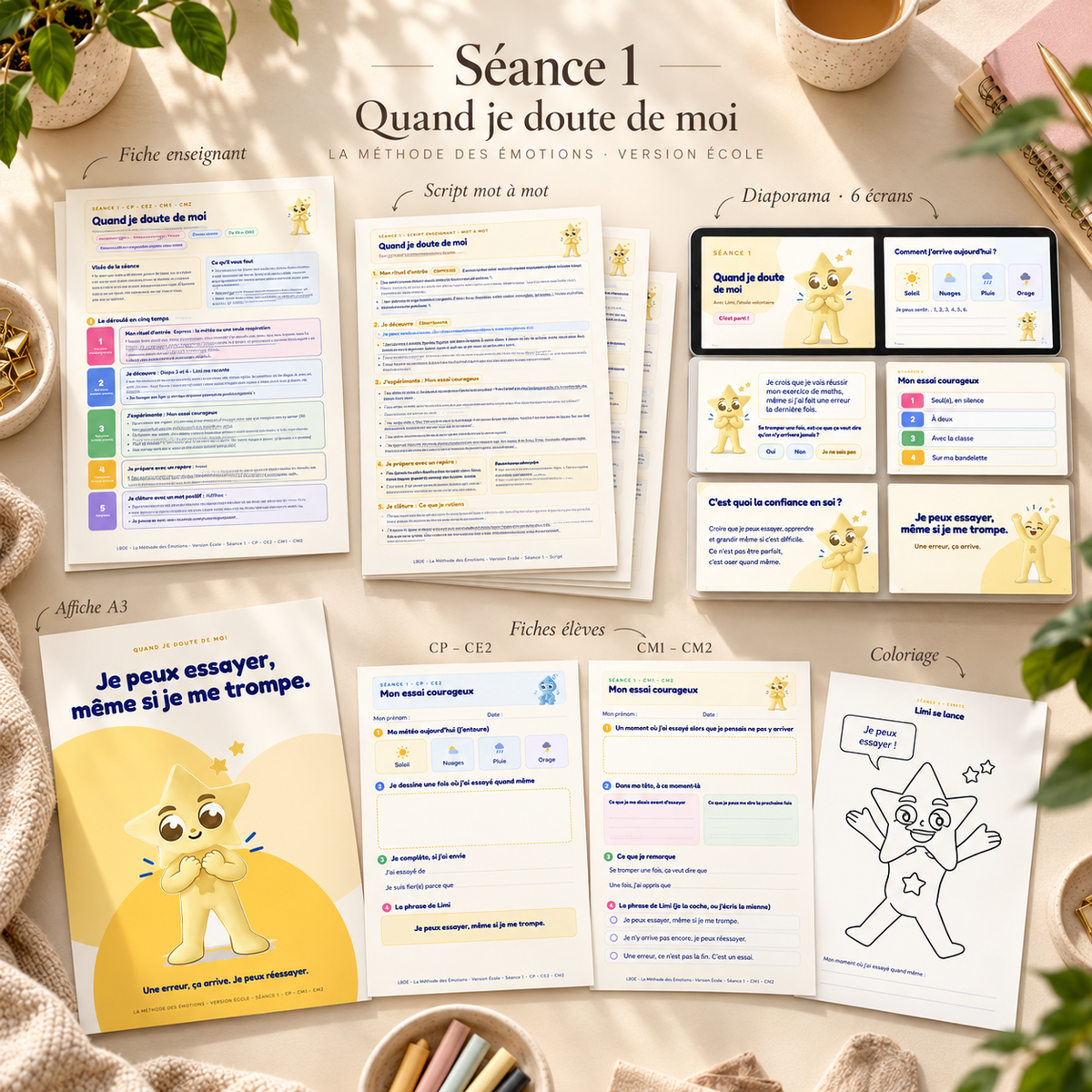 La Méthode des Émotions — Version École · 10 séances du CP au CM2