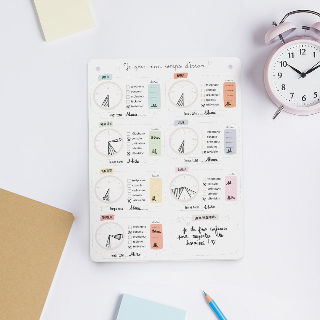 Kit "Je Gère Mon Temps d’Écran"-Autonomie-Confiance en soi - La boutique des émotions