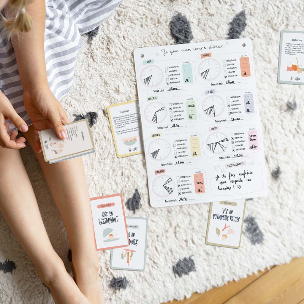 Kit "Je Gère Mon Temps d’Écran"-Autonomie-Confiance en soi - La boutique des émotions