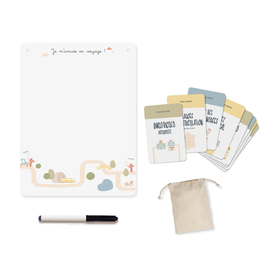 Kit "Je m'amuse en voyage"-gestion du stress-autonomie - La boutique des émotions