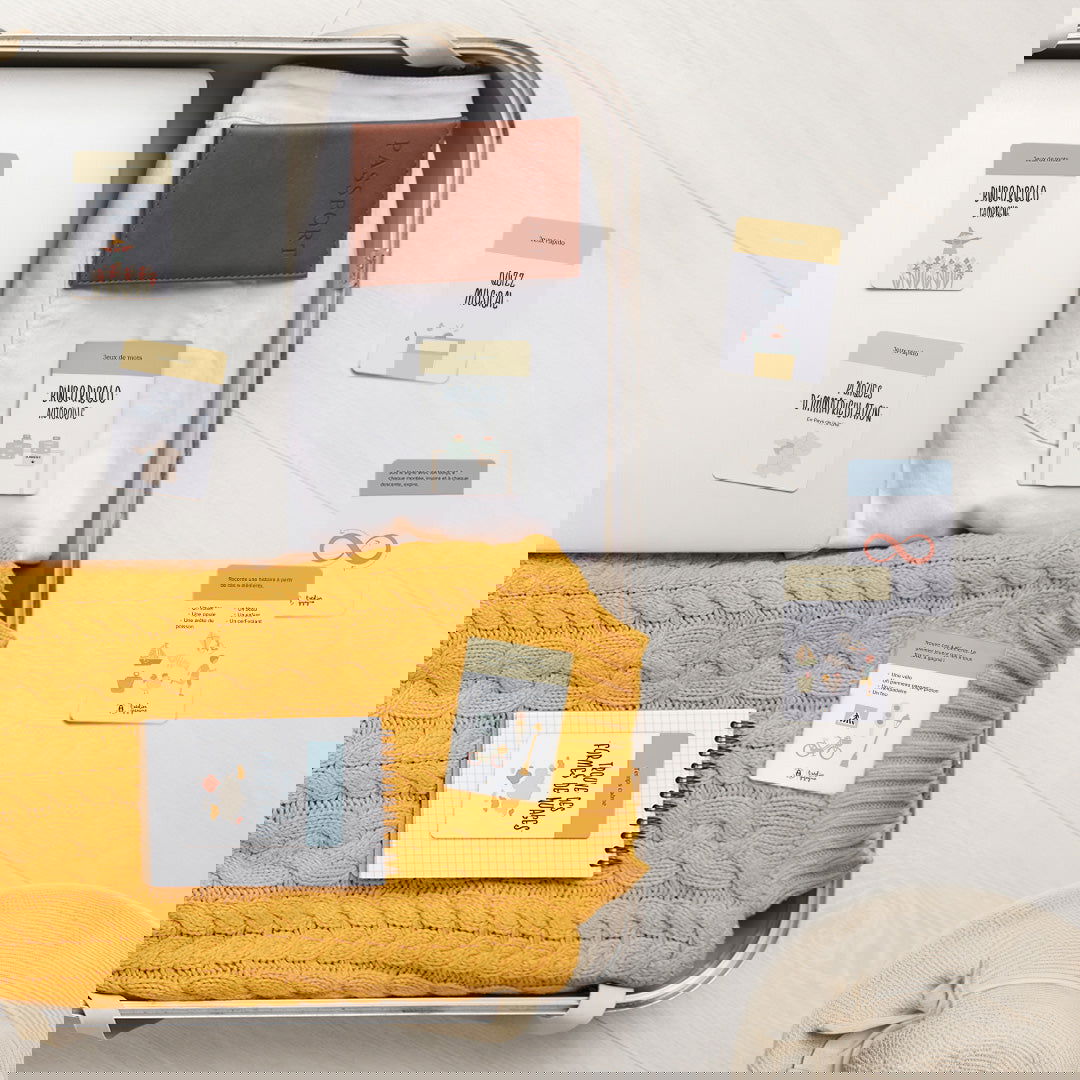 Kit "Je m'amuse en voyage"-gestion du stress-autonomie - La boutique des émotions