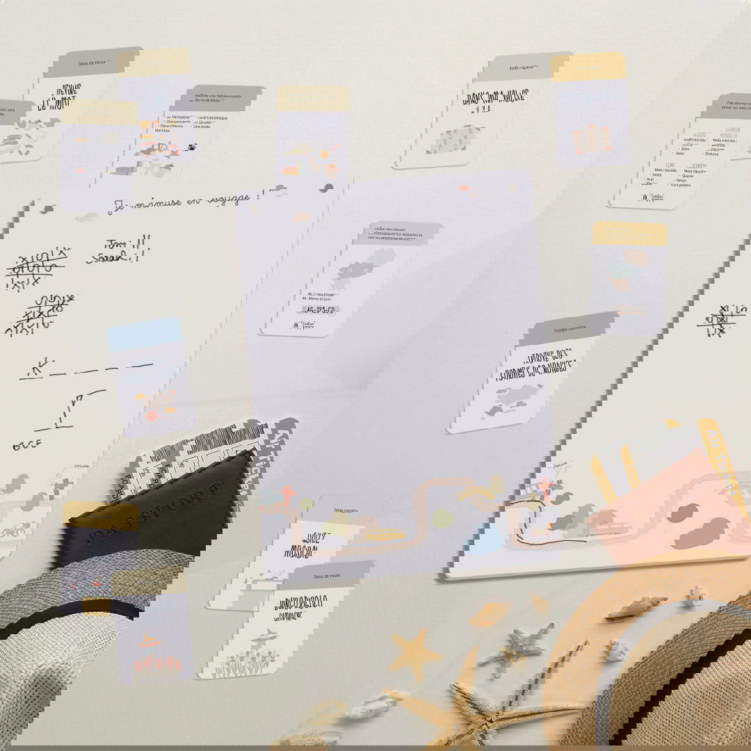 Kit "Je m'amuse en voyage"-gestion du stress-autonomie - La boutique des émotions