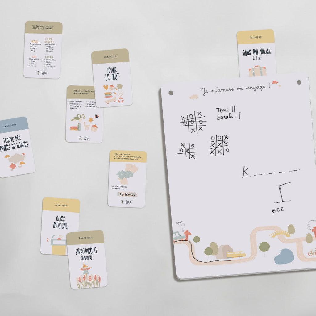 Kit "Je m'amuse en voyage"-gestion du stress-autonomie - La boutique des émotions