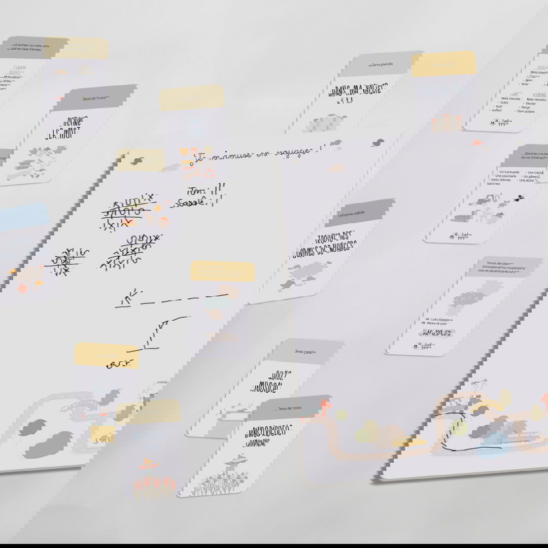 Kit "Je m'amuse en voyage"-gestion du stress-autonomie - La boutique des émotions