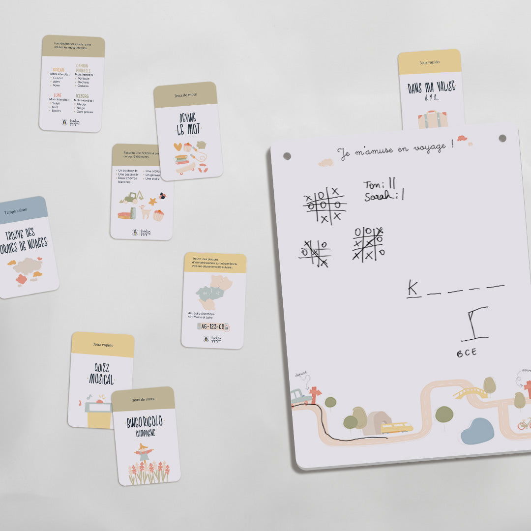 Kit "Je m'amuse en voyage"-gestion du stress-autonomie - La boutique des émotions