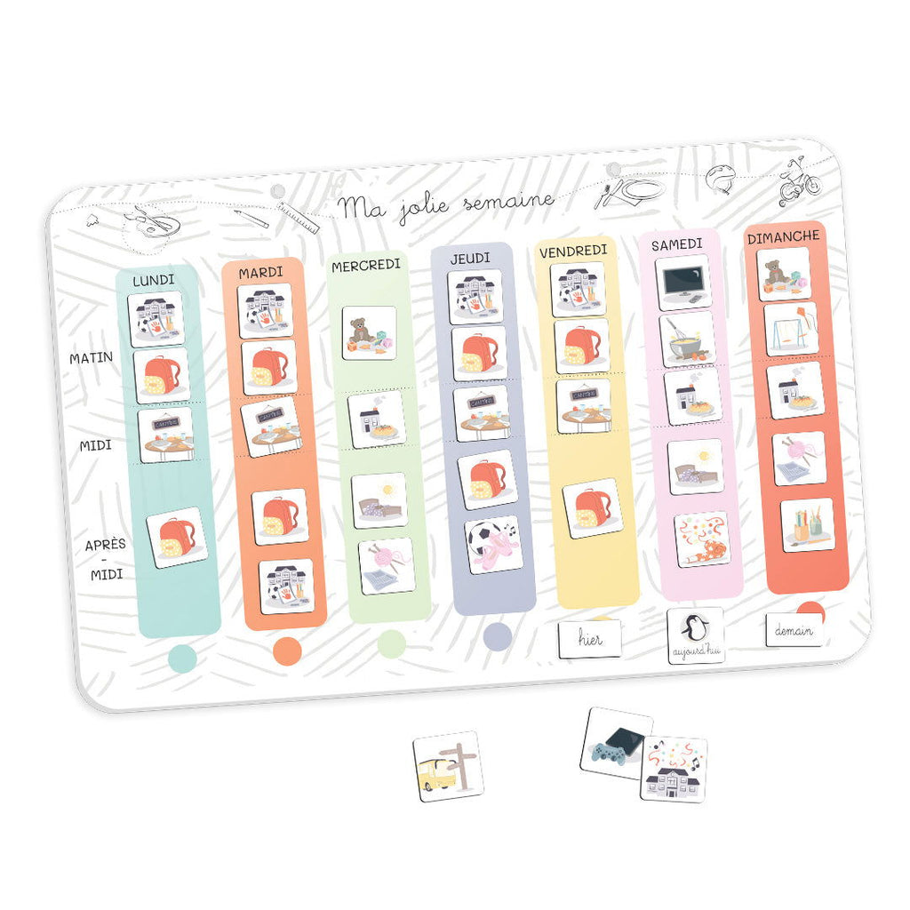 Ma jolie semaine-Organisation-Gestion du temps - La boutique des émotions
