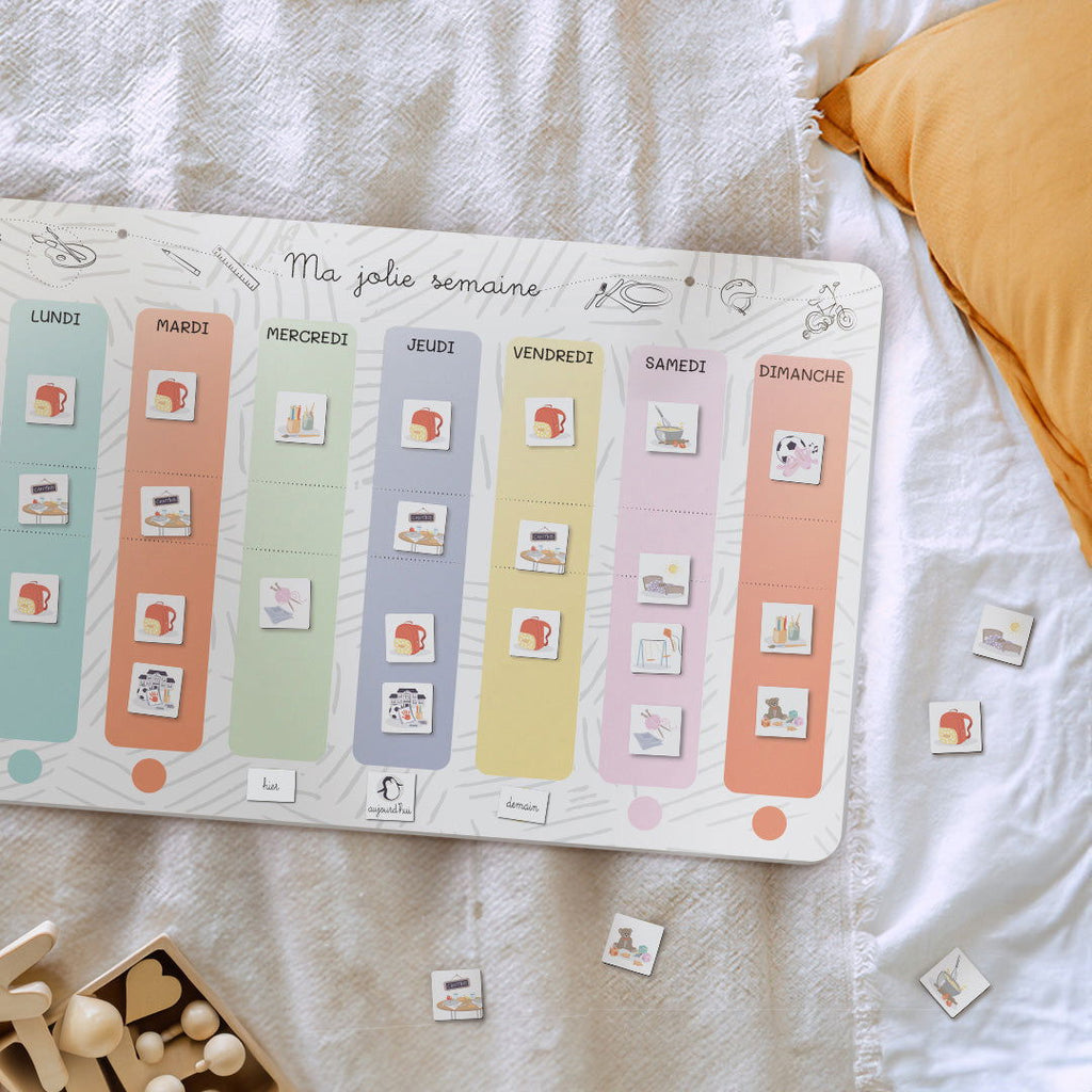 Ma jolie semaine-Organisation-Gestion du temps - La boutique des émotions